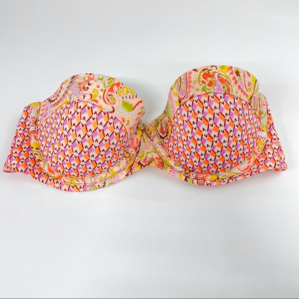 Victorias Secret Bikini Top 34C Flirt Bandeau Pink